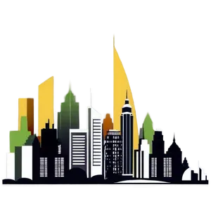 Skyline View PNG Mha82