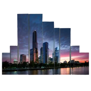 Skyline With River PNG 27 PNG
