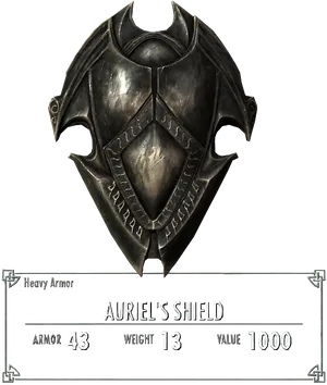 Skyrim Auriels Shield Graphic PNG