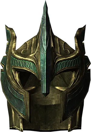Skyrim Dragon Priest Helmet PNG