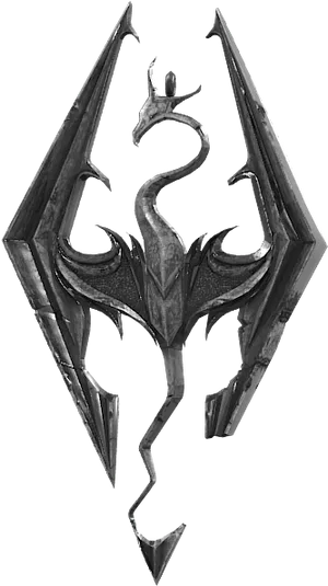 Skyrim Dragon Symbol.png PNG image
