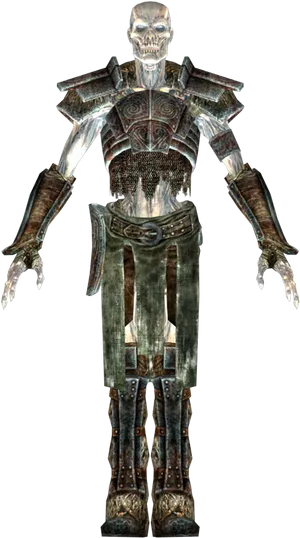 Skyrim Draugr Character PNG image