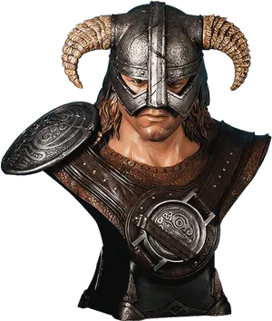 Skyrim Horned Helmet Cosplay PNG