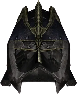 Skyrim Iron Helmet3 D Model PNG