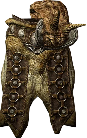 Skyrim Iron Helmet3 D Render PNG