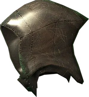 Skyrim Leather Helmet3 D Model PNG
