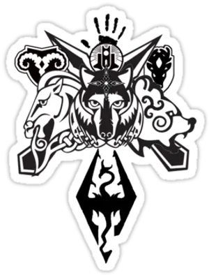 Skyrim Logo Artwork PNG image