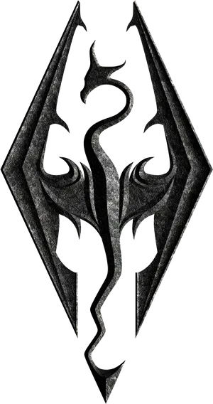 Skyrim Logo Graphic PNG image