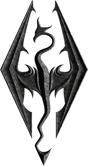 Skyrim Logo Graphic PNG image