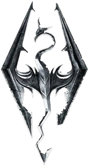 Skyrim Logo Transparent Background PNG image