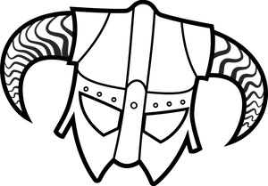 Skyrim Logo Vector Art PNG image