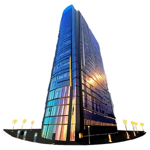 Skyscraper At Sunset Png Okf71 PNG image