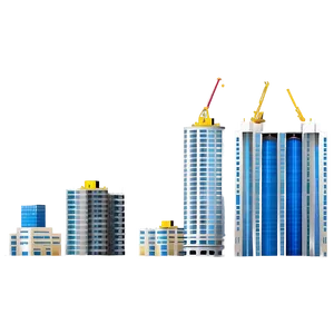 Skyscraper Construction PNG 94