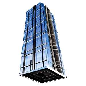 Skyscraper Elevator Shaft PNG 05212024