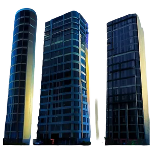 Skyscraper In Fog PNG 05212024 PNG