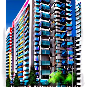 Skyscraper In Metropolitan City PNG Lso PNG