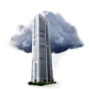 Skyscraper In Storm Png 05212024 PNG image