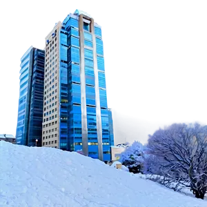 Skyscraper In Winter Png 05212024 PNG image