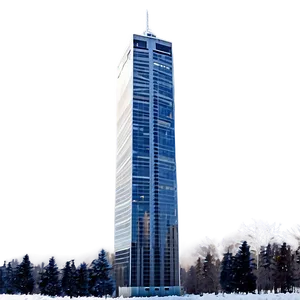 Skyscraper In Winter PNG Bst1 PNG