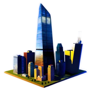 Skyscraper Silhouette PNG Gcc