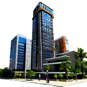 Skyscraper Street View Png Jof PNG image