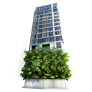 Skyscraper With Greenery Png Jlk PNG image