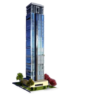 Skyscraper With Public Plaza PNG Das PNG