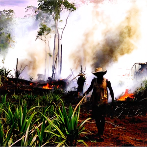 Slash And Burn Farming Impact PNG Rfj23 PNG