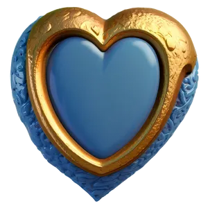 Slate Blue Heart Icon PNG Iop3 PNG