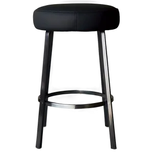 Sleek Black Barstool Png 06282024 PNG image