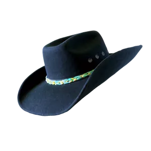 Sleek Black Cowboy Hat Png 06212024 PNG image