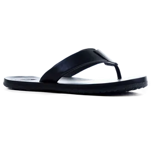 Sleek Black Flip Flop PNG 06132024 PNG