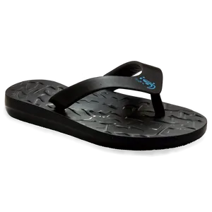 Sleek Black Flip Flop PNG Sdg60 PNG