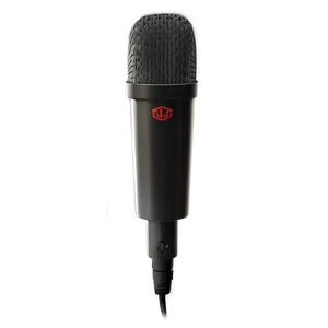 Sleek Black Podcasting Mic PNG Trg PNG
