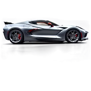 Sleek Corvette C8 Side View PNG 27 PNG
