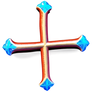 Sleek Cross Attribute PNG Sho