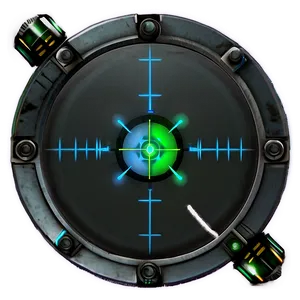 Sleek Dot Crosshair PNG Gkl85 PNG