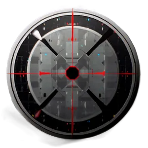 Sleek Dot Crosshair PNG Ijg
