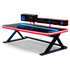 Sleek Gaming Desk PNG Cpo