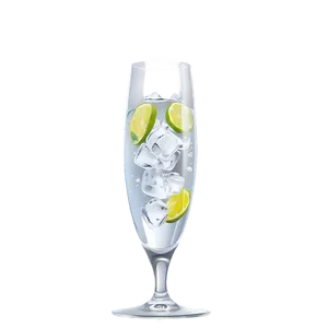 Sleek Gin Tonic Glass Png Glg PNG image