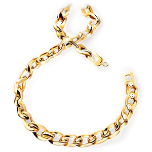 Sleek Gold Chain PNG 14 PNG