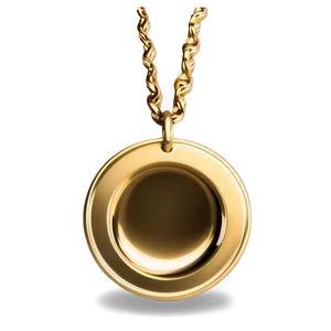 Sleek Gold Plate PNG 06262024