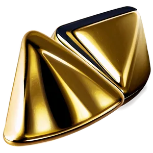 Sleek Gold Triangle PNG 31 PNG
