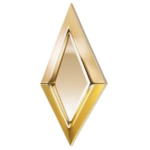Sleek Gold Triangle PNG Nyx PNG