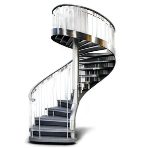 Sleek Iron Staircase Png Cfy PNG image