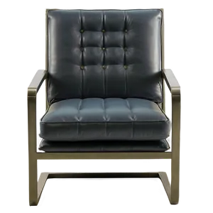 Sleek Metal Frame Armchair Png 50 PNG image