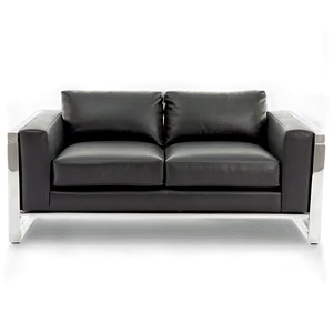 Sleek Metal Frame Couch Png 84 PNG image