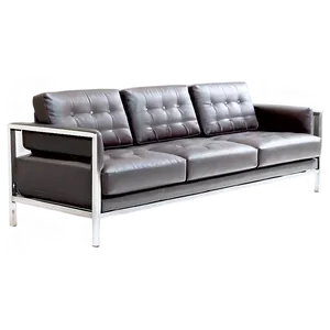 Sleek Metal Frame Couch Png Nol PNG image