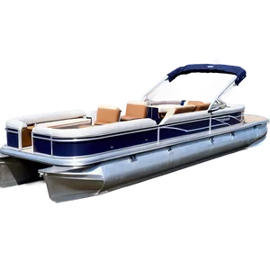 Sleek Modern Pontoon Boat Design PNG 06292024 PNG