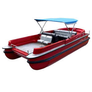 Sleek Modern Pontoon Boat Design PNG 72